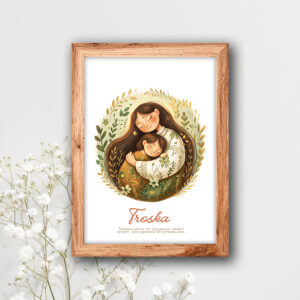 Plakat troska mamy